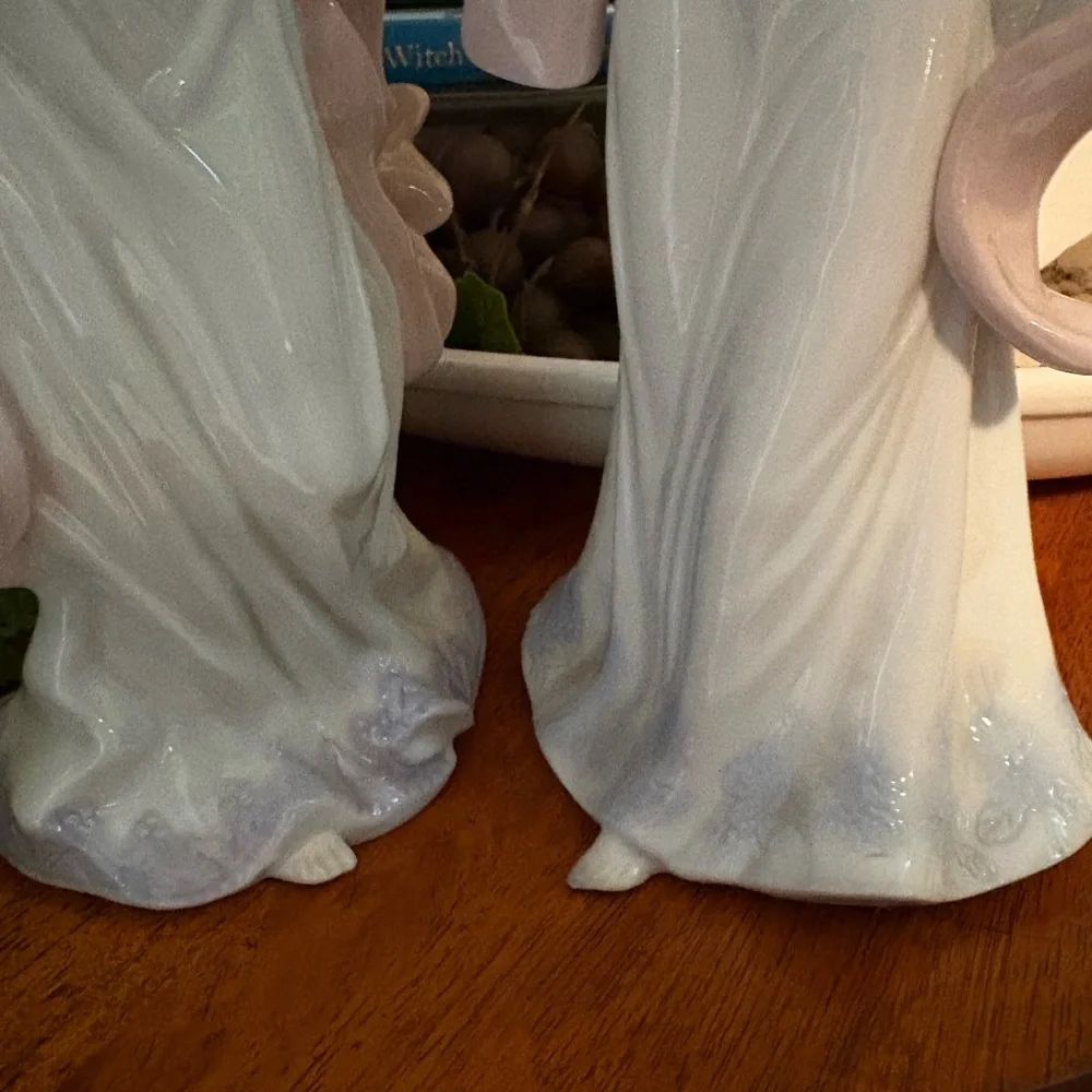 Grandeur Noel Porcelain Angels Set 2000‎ Collectors Edition